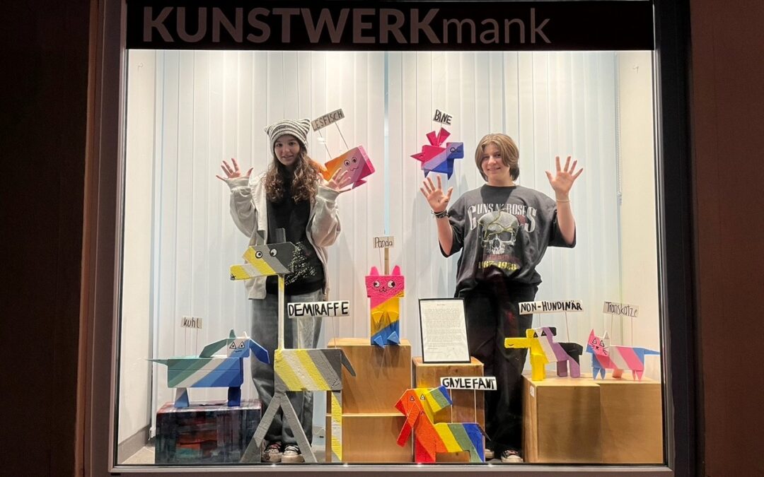 LGBQTiere der jungen Künstlerinnen Franziska und Johanna aus Mank